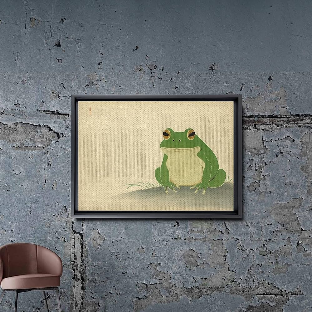 Amazon.com: Frog Print Art, Vintage Frog Print, Ukiyo-e Frog